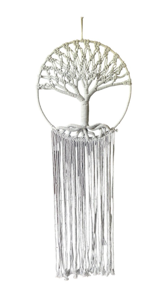 Life Of Tree White Tassel Bali Dream Catcher