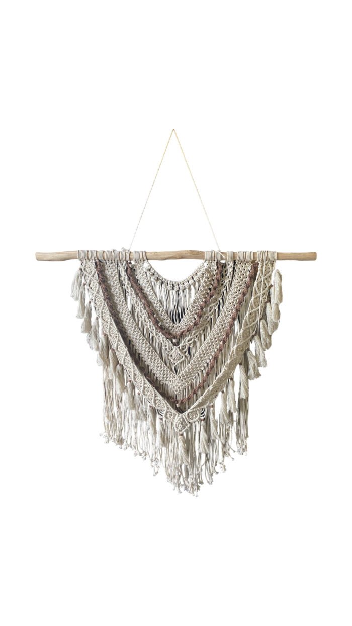 V Bali Macrame Hanging Wall