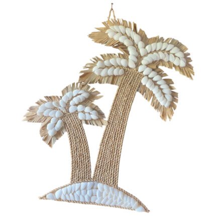 Bali Double Palm Tree Wall Ornament