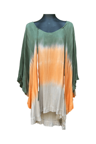 Morry Tropical Tie-dyed Bali Dress