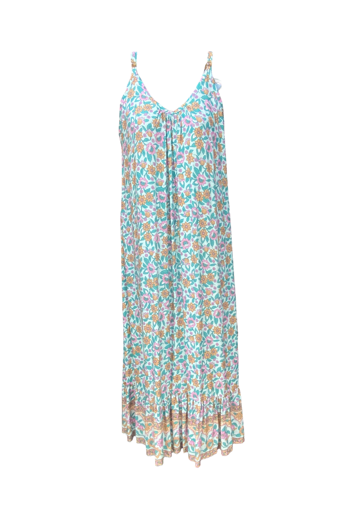 Bali Boho Dress with Rayon, Rayon Foil, and Tie-Dye