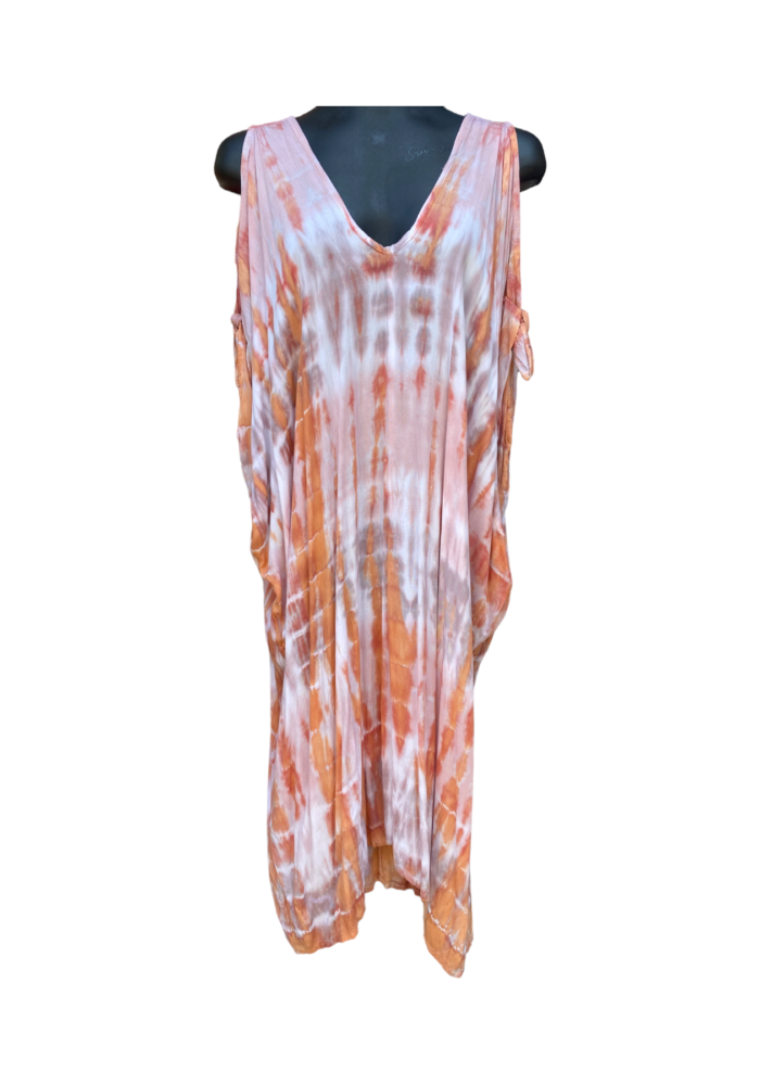 Callina Tropical Tie-dyed Bali Dress