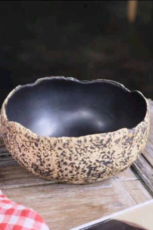 Black Bali Breeze Coral Bowls