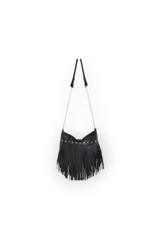 Bali Leather Bag With Tassel