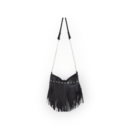 Bali Leather Bag With Tassel