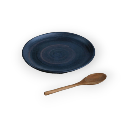 Black Ceramic Plate