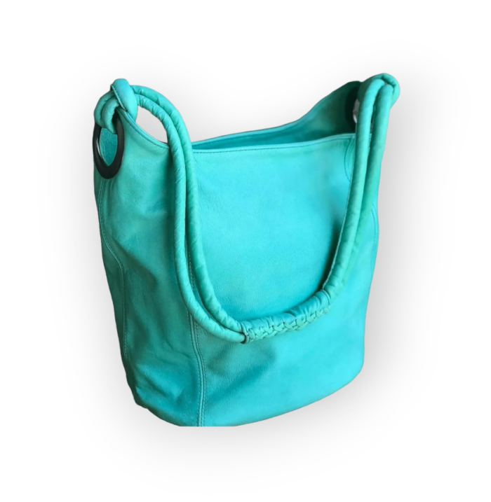 Blue Island Hopper Leather Bag