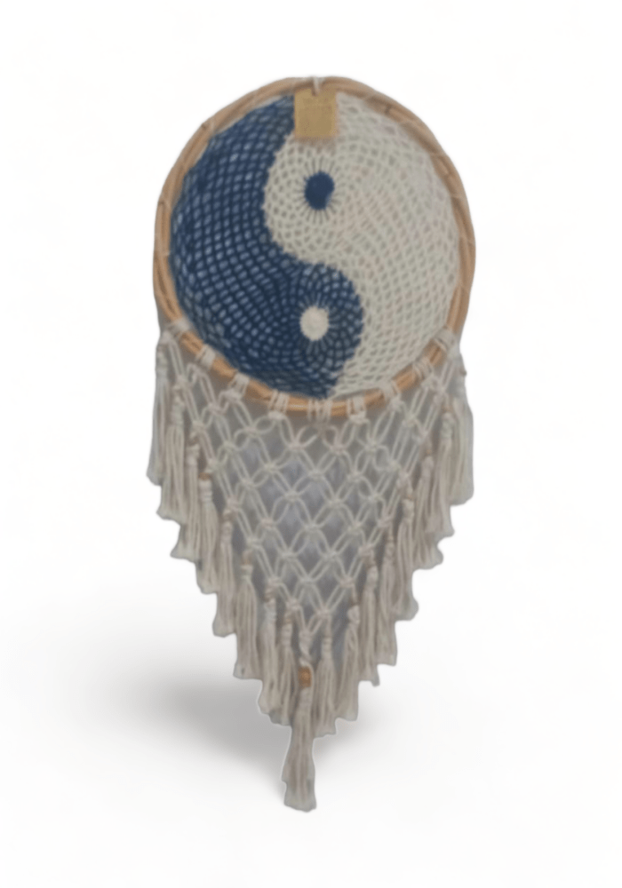 Yin-Yang Macrame Bali Dream Catcher