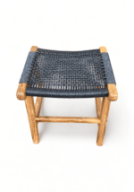 Bali Black Wooden Stool