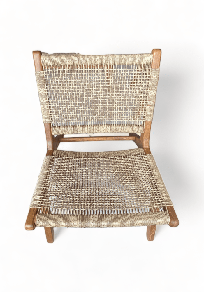 Armless Bali Wooden Chair