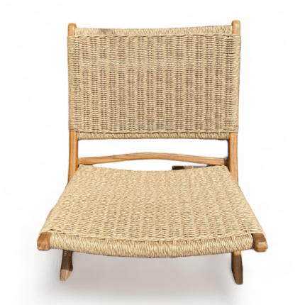 Boho Rope Bali Wooden Chair