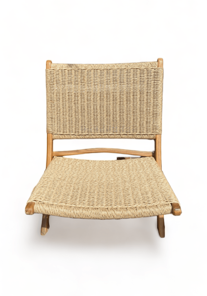 Boho Rope Bali Wooden Chair