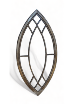 Eye Shape Wooden Mirror Home Decoration