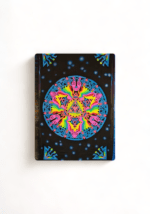 Mandala Bali Hand-Painted UV-Reactive Neon Tapestry