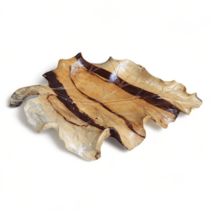 Leaf Bowl Bali Wood Carving