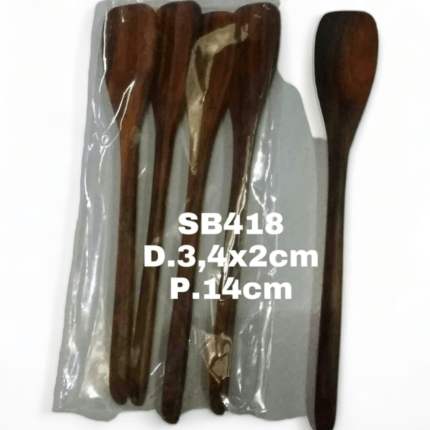 and Chic Jati Wood Flat Spoon