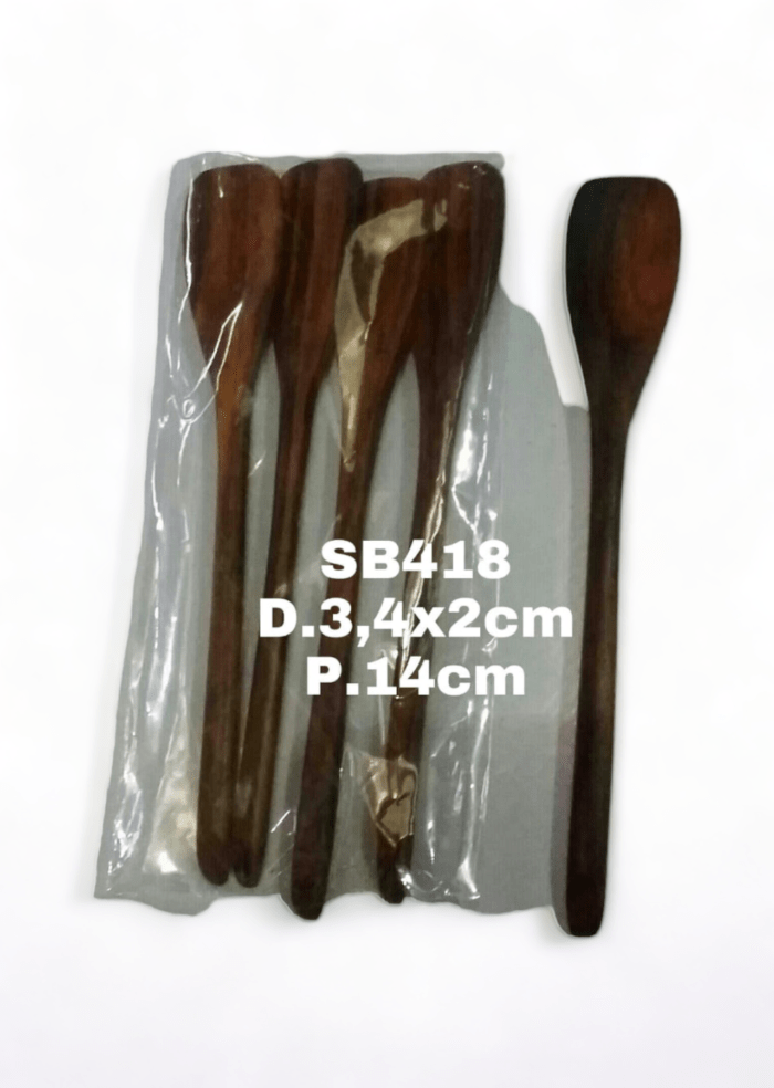 and Chic Jati Wood Flat Spoon