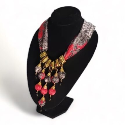 Tulip Batik Statement Necklace