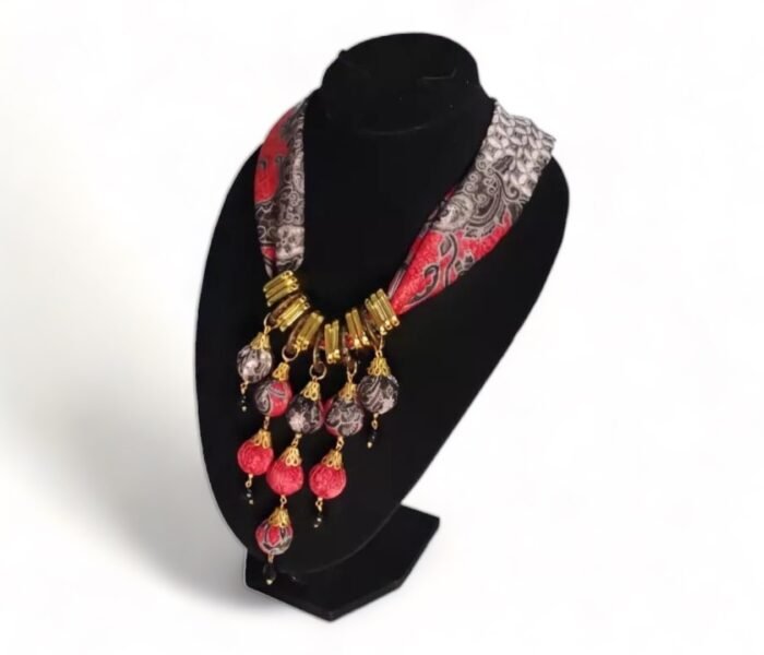 Tulip Batik Statement Necklace