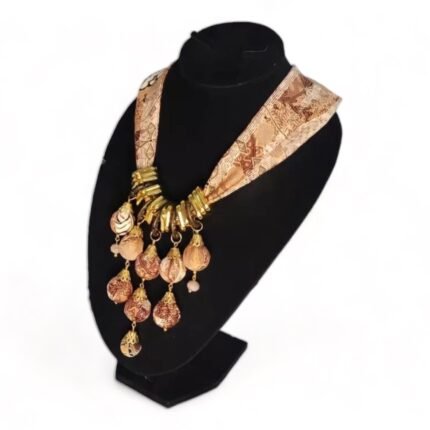 Flamboyan Batik Statement Necklace