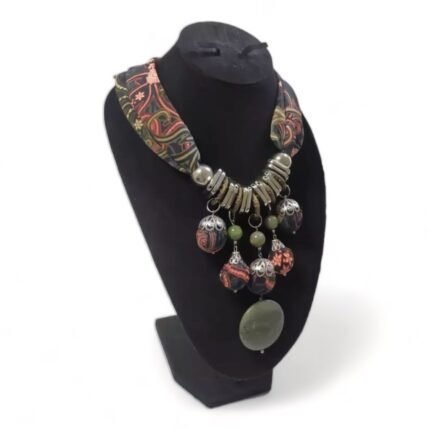 Mawar Batik Statement Necklace