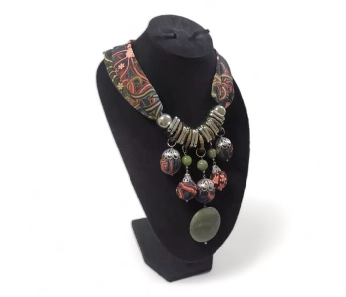 Mawar Batik Statement Necklace