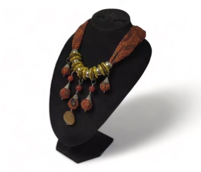 Anggrek Batik Statement Necklace