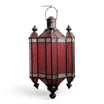 Mystical Rainforest Brass Lantern