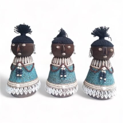 Sawah Bali Wooden Doll Blue