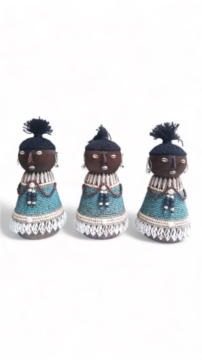 Sawah Bali Wooden Doll Blue