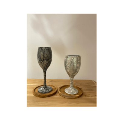 Capiz Wine Glass