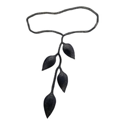 Delima Black Necklace Wire Mesh