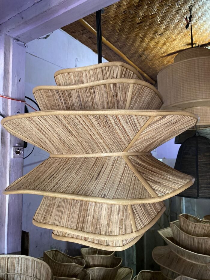 Enhance your interior with our handcrafted Water Hyacinth Lampshade. Made from sustainable materials, this eco-friendly lampshade combines traditional Balinese craftsmanship with modern design, offering a warm, natural touch to any room. Ideal for indoor use, it’s available for pre-order with customizable options in color and size. Minimum order quantity is 10, with worldwide shipping for wholesale buyers. Bring a piece of Bali’s artistic heritage into your space with this elegant and versatile lighting solution http://balibya.com/wp-content/uploads/2024/07/WhatsApp-Video-2024-07-01-at-18.22.14.mp4 http://balibya.com/wp-content/uploads/2024/07/WhatsApp-Video-2024-07-01-at-18.21.26.mp4 http://balibya.com/wp-content/uploads/2024/07/WhatsApp-Video-2024-07-01-at-18.21.01.mp4