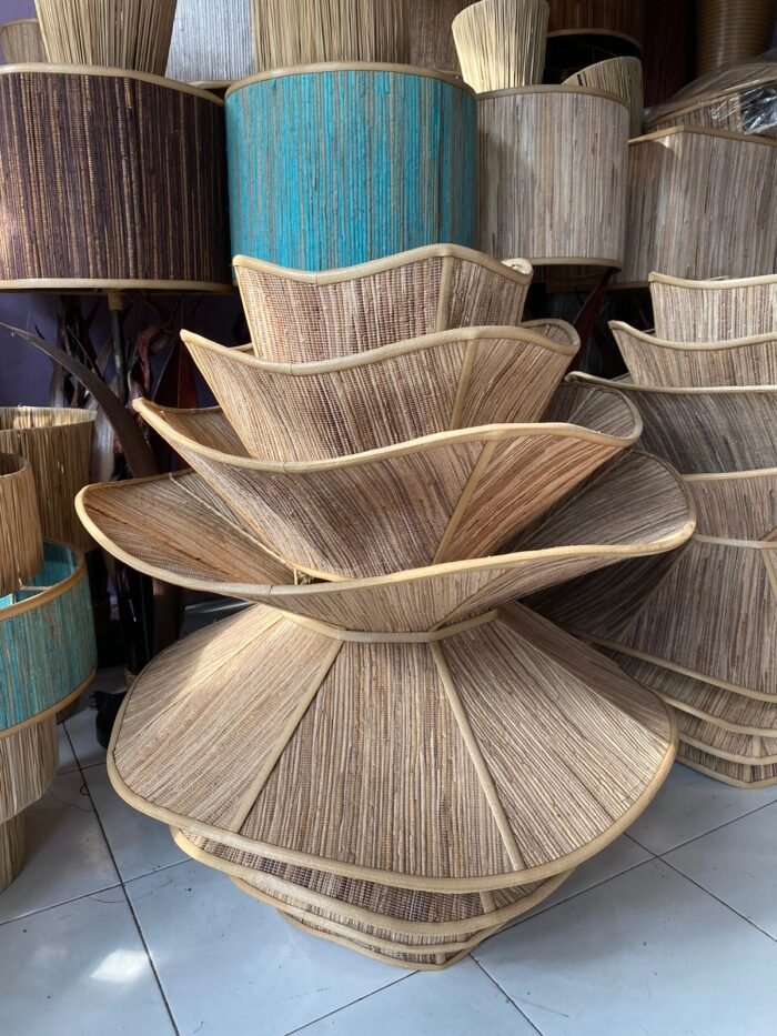 Enhance your interior with our handcrafted Water Hyacinth Lampshade. Made from sustainable materials, this eco-friendly lampshade combines traditional Balinese craftsmanship with modern design, offering a warm, natural touch to any room. Ideal for indoor use, it’s available for pre-order with customizable options in color and size. Minimum order quantity is 10, with worldwide shipping for wholesale buyers. Bring a piece of Bali’s artistic heritage into your space with this elegant and versatile lighting solution http://balibya.com/wp-content/uploads/2024/07/WhatsApp-Video-2024-07-01-at-18.22.14.mp4 http://balibya.com/wp-content/uploads/2024/07/WhatsApp-Video-2024-07-01-at-18.21.26.mp4 http://balibya.com/wp-content/uploads/2024/07/WhatsApp-Video-2024-07-01-at-18.21.01.mp4