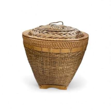 Traditional Gembung Bamboo Mix Rattan Basket