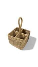 Rattan Cutlery Holder 4 Holes