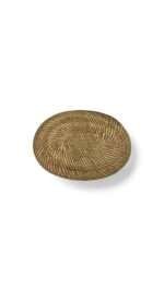 Natural Round Rattan Coster