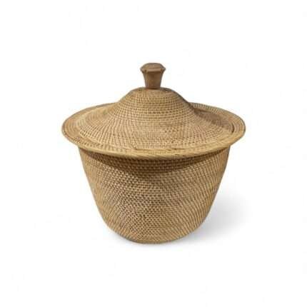 Natural Ufo Rattan Basket