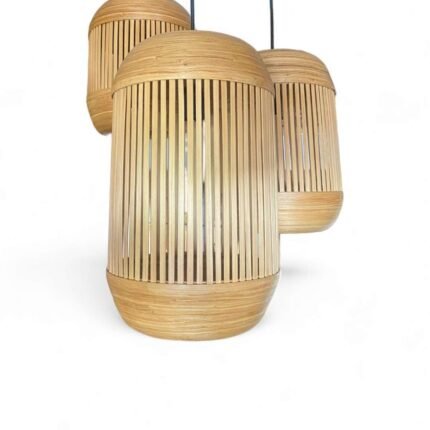 1 Set Lumbung Bamboo Pendant Light