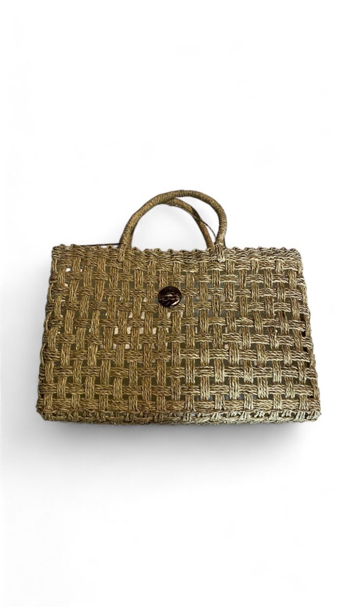 Handwoven from <em>mendong</em>, a natural Indonesian grass, these eco-friendly bags combine durability, style, and functionality. With a spacious design and sturdy handles, they’re perfect for everyday use while supporting sustainable craftsmanship. Size L : 45 cm x 33 cm x 16 cm Size M : 37 x 27 x 14 Size S : 33 x 25 x 10