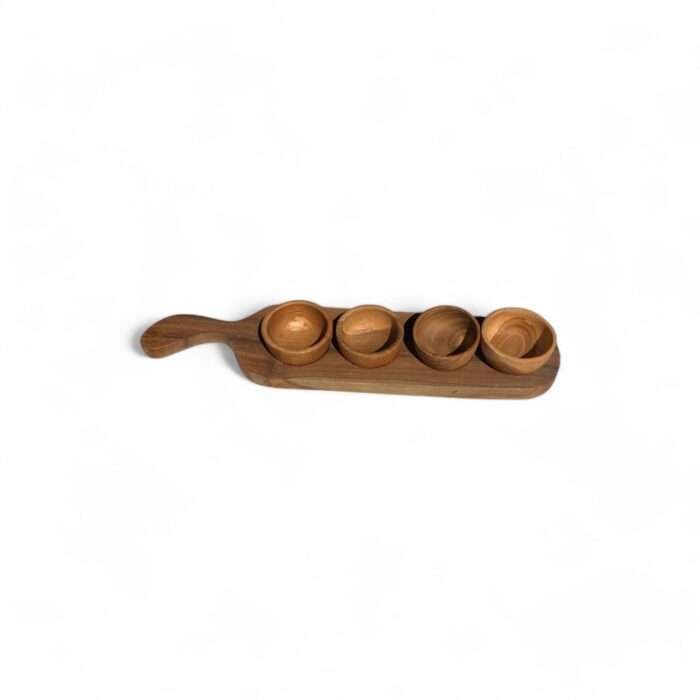 Jati Wood Sauce Set