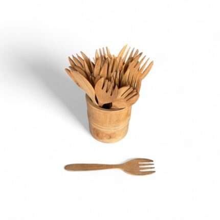 20 x Jati Wooden Fork