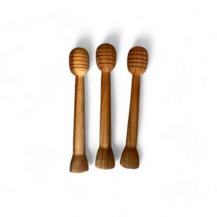 Jati Wood Honey Dipper