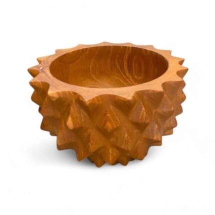 Jati Wood Spike Bowl