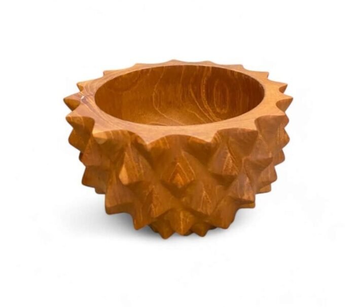 Jati Wood Spike Bowl