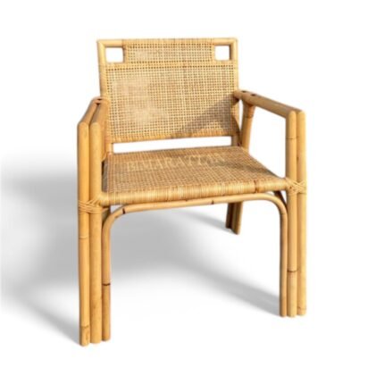 Handmade Rattan Chair – Unique, Durable & Perfect for Living Room or Semi-Outdoor Spaces