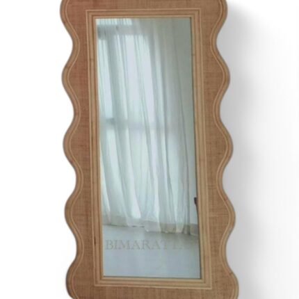 Handmade Durable Rattan Mirror – Stylish, Eco-Friendly Décor Type 3