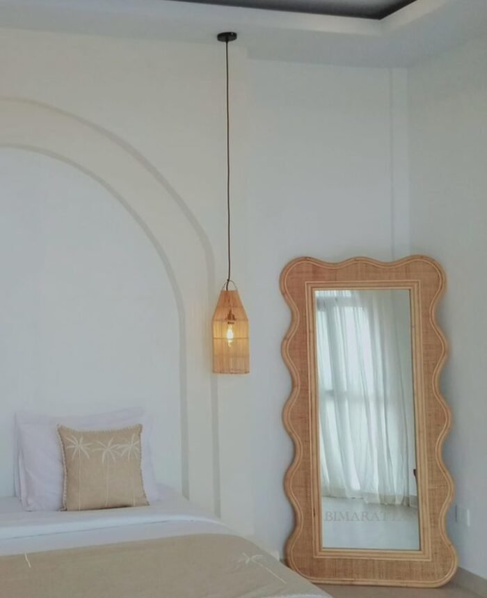 Bring elegance to your home with our <strong>Handmade Durable Rattan Mirror</strong>, a sustainable and stylish décor piece. Crafted from natural rattan, this eco-friendly mirror adds warmth and charm to any room while offering durability and timeless appeal.