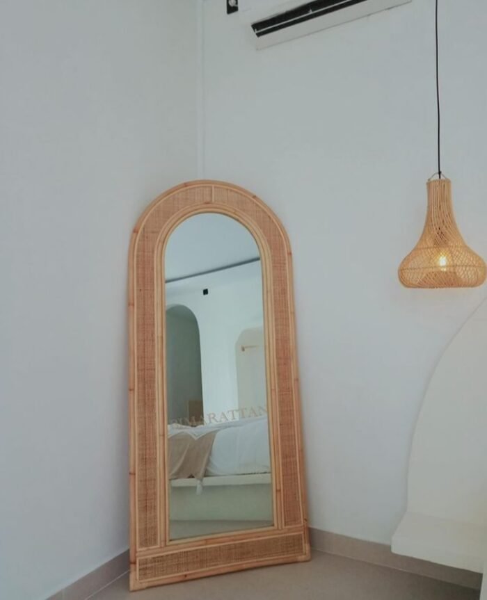 Handmade Durable Rattan Mirror – Stylish, Eco-Friendly Décor Type 2