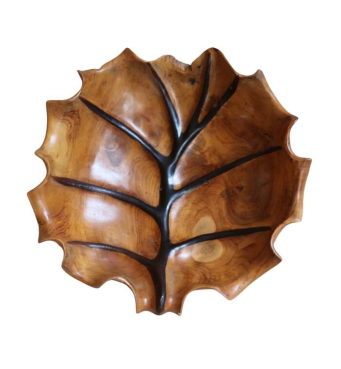 Bring the beauty of nature into your home with our Handcrafted Wooden Leaf Bowl. Shaped like a graceful leaf and carved from sustainable wood, it’s perfect for serving, decorating, or gifting. Lightweight, durable, and customizable to your needs!